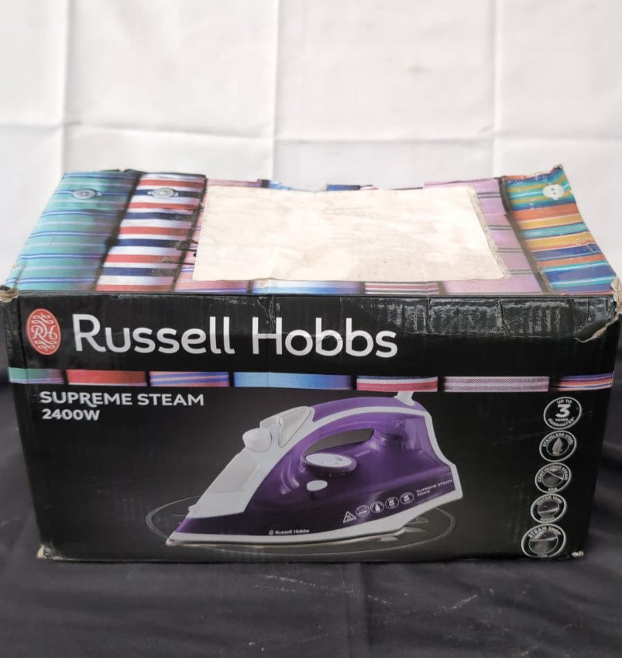 Russell Hobbs Supreme Steam Iron, Powerful Vertical steam Function, (Used)