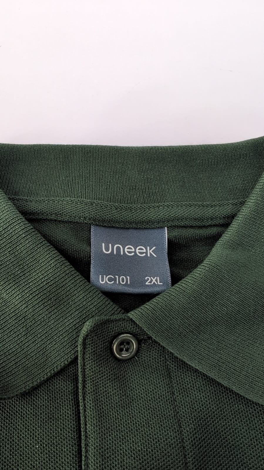Mens & Womens Classic Polo Shirt Short Sleeve Plain 2XL (no tags - dark green)