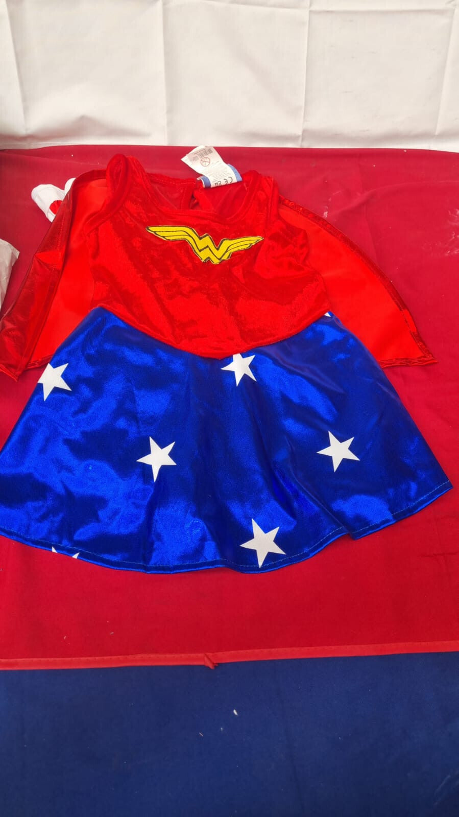 DC Wonder Woman Deluxe Girls Costume, Kids Fancy Dress Super Hero ( Small )