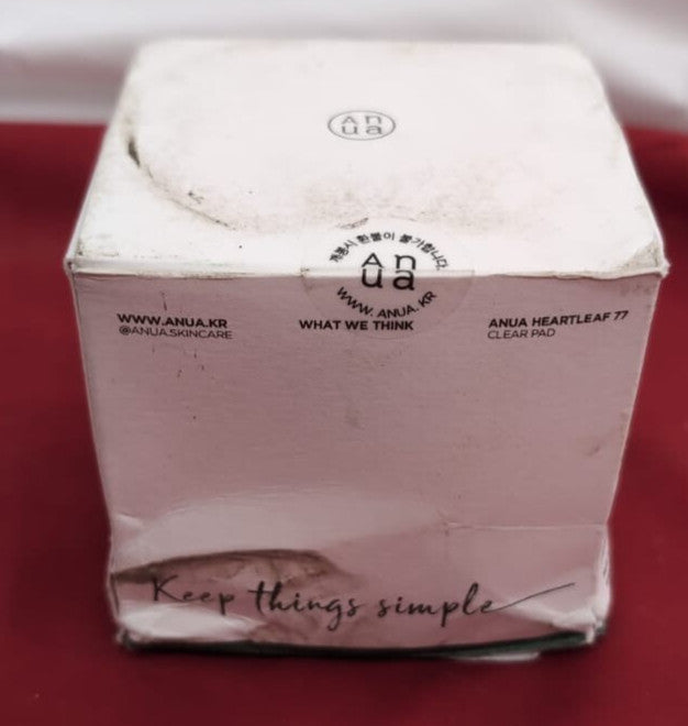 ANUA Heartleaf 77 Clear Pad, Mild Exfoliating Facial Pads (packaging damaged)