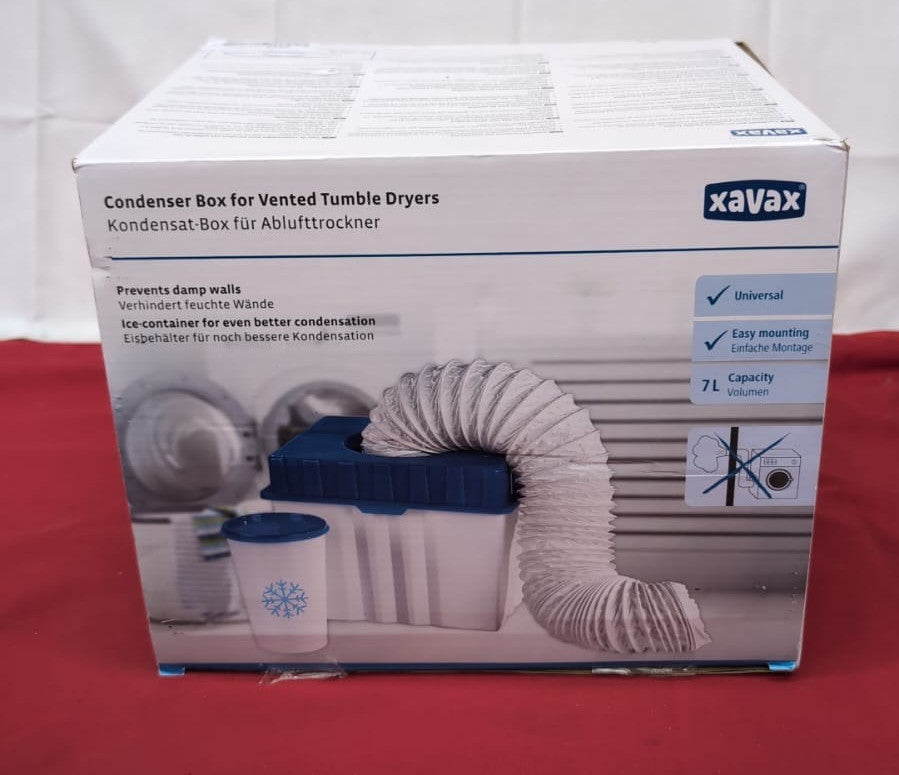 Xavax Condensation box for exhaust dryers,White (BOX DAMAGED)