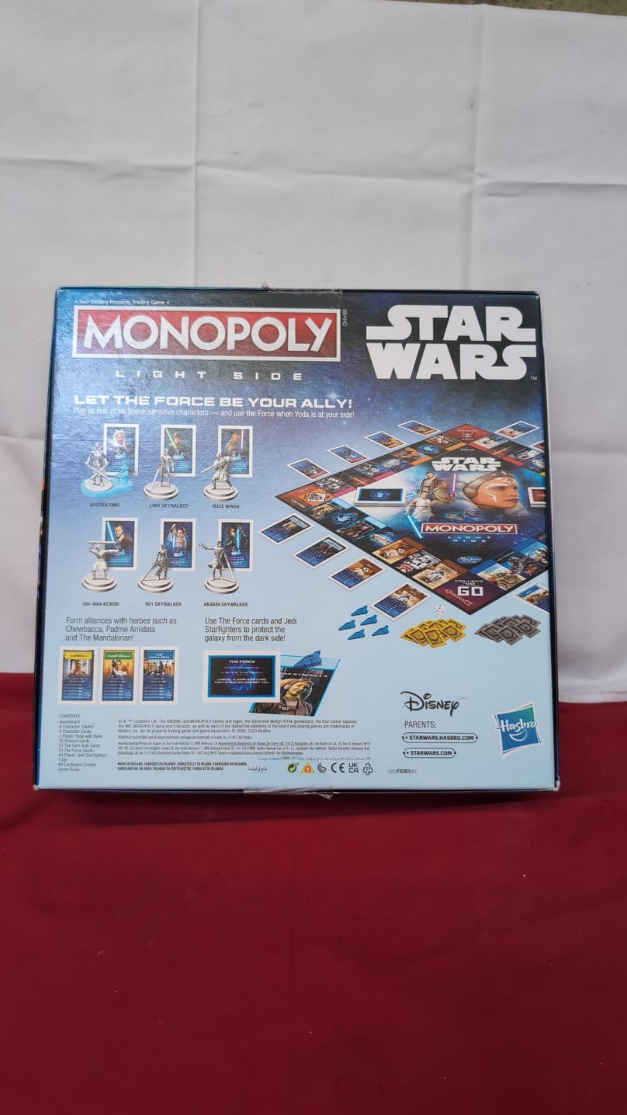 Monopoly: Star Wars Light Side Edition Board, Jedi Game (box damaged)