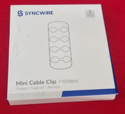 Syncwire Cable Clips Holder [ 5 Pack] Management Multi-Purpose Transparent