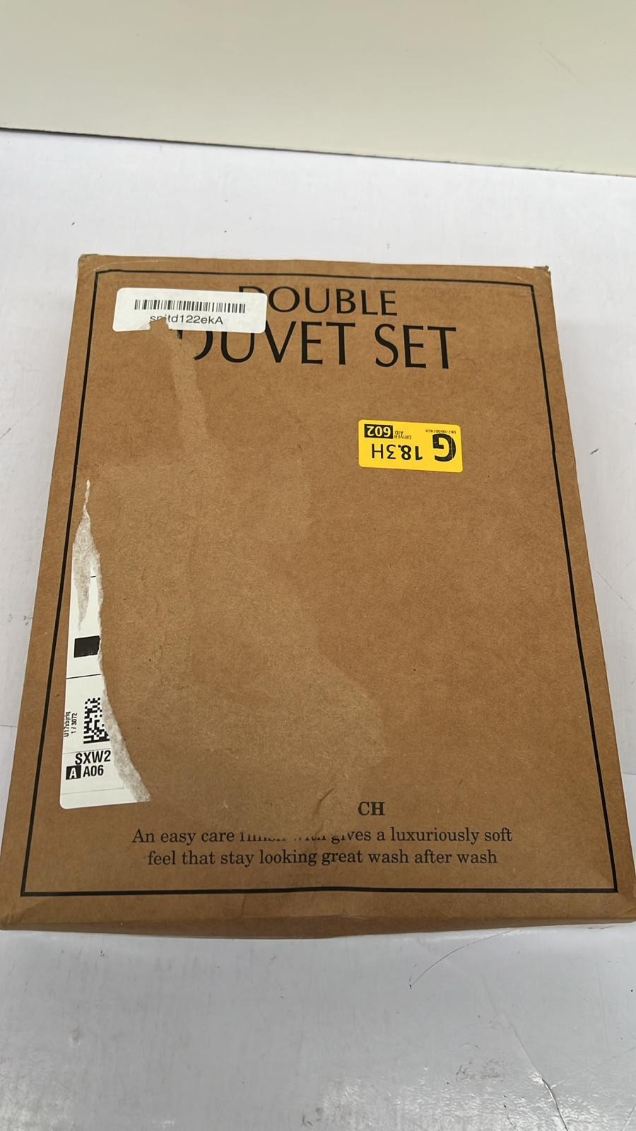 Ev Dekor DVS729 Duvet Cover Sets Charcoal - Soft Microfibre Polyester Double