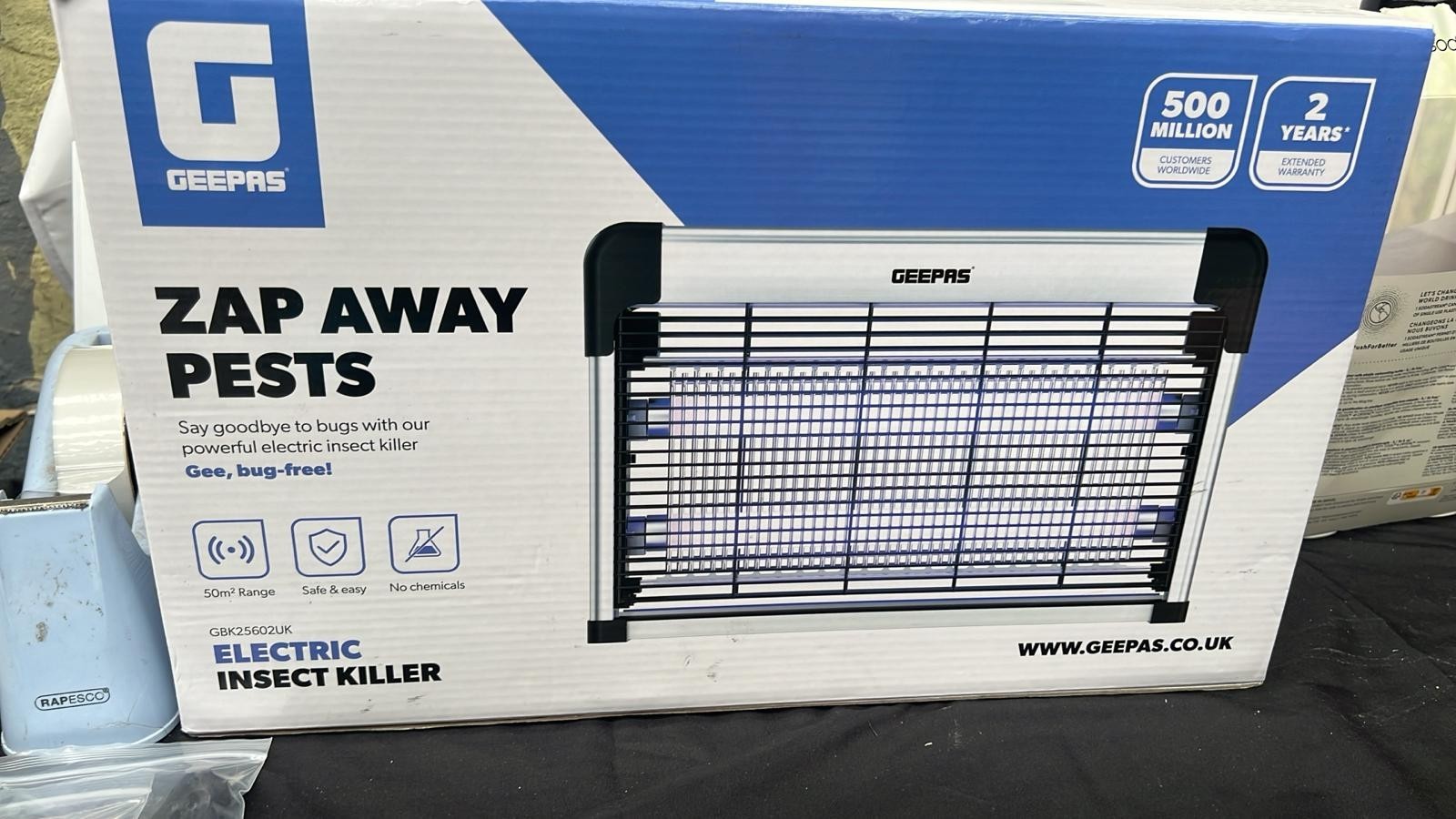 Geepas Electric Fly Killer & Bug Zapper | Powerful UV Light Indoor Insect Trap