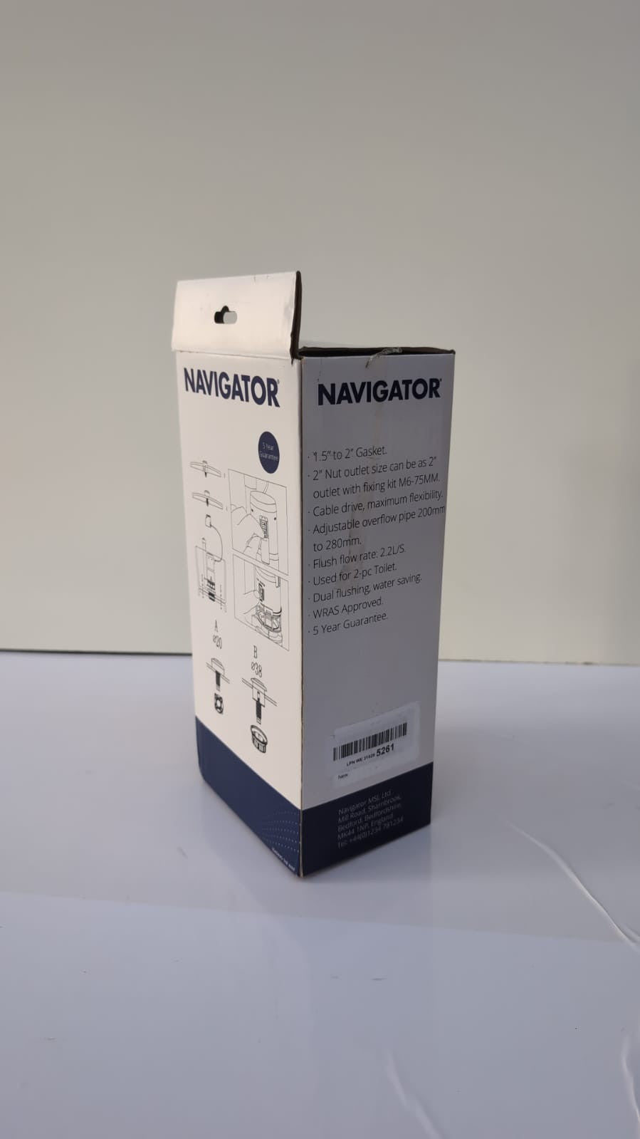 Adjustable Dual Flush Toilet Valve Concealed Cistern w/Push Button-300mm Cable