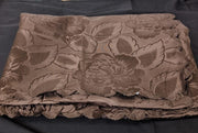 Emma Barclay Damask Rose Jacquard Table Cloth  Chocolate (approx. 200cm x 75cm)