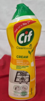 Cif Cleanboost.Cream with Lemon Scent,