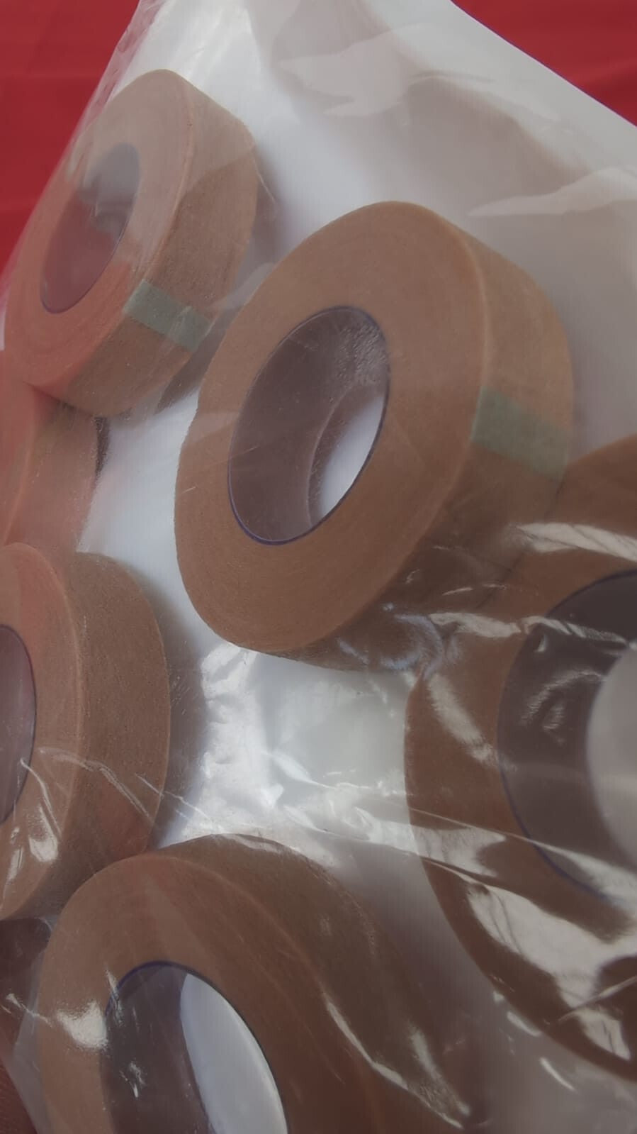 0.5 Inch x 10 Yards Flexible Skin Tape Micropore Tape Breathable Nose (6 pack)