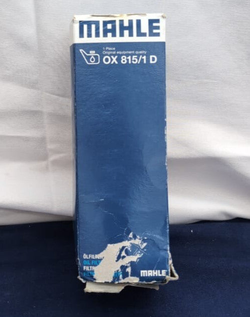 MAHLE OX 815/1D Oil Filter with Gasket Set (packaging damaged)