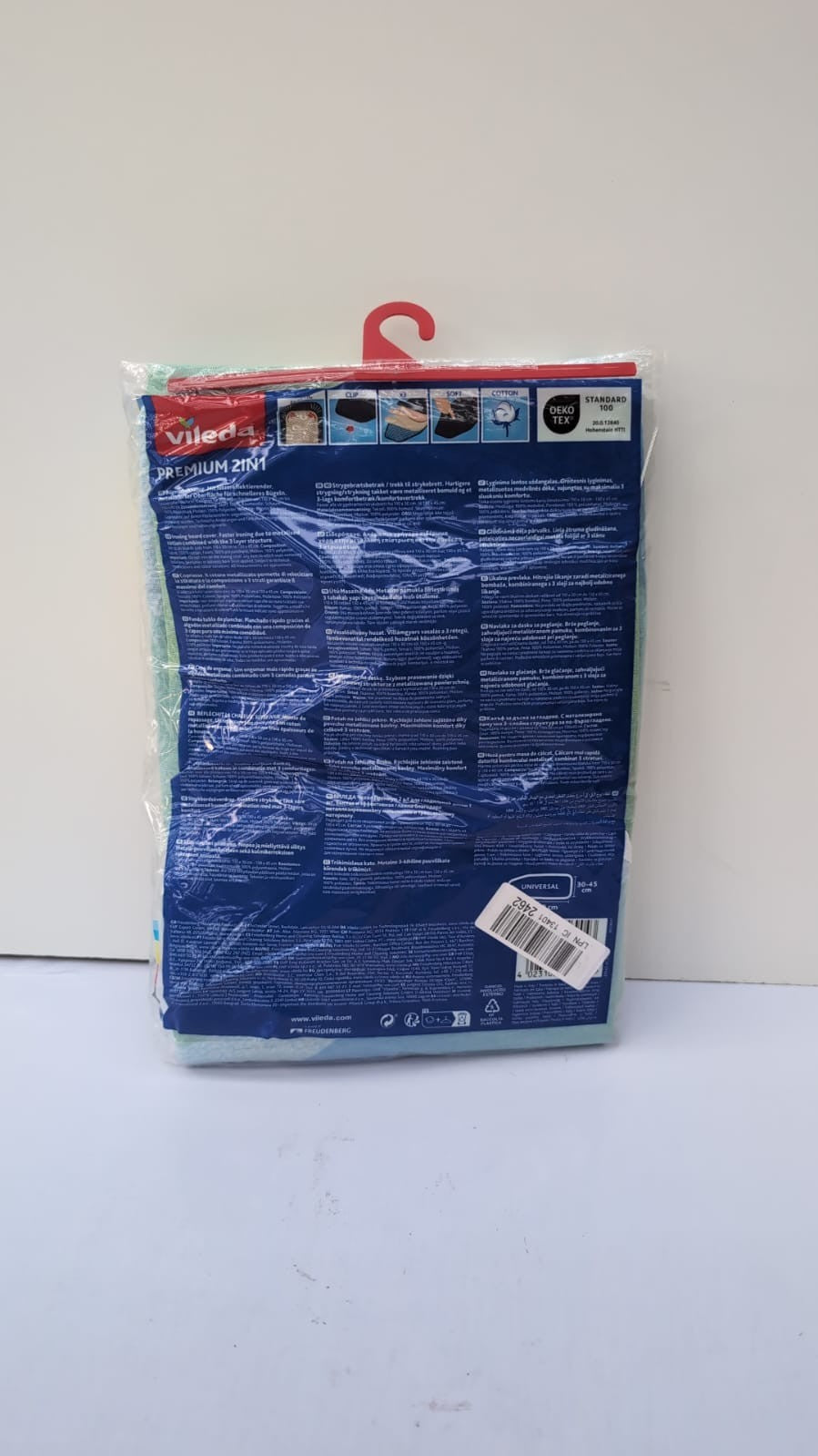 Vileda 2-in-1 Premium Ironing Board Cover (PACKAGING OPENED)