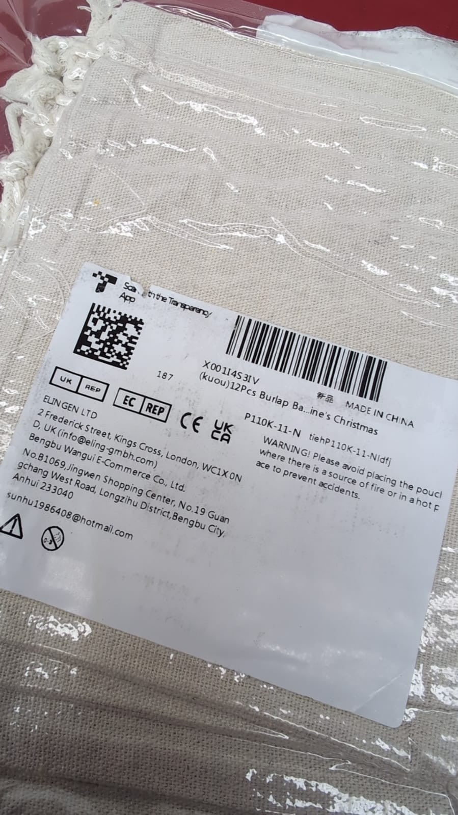 Burlap Bags with Drawstring Small Linen Gift Jewelry Pouches Sacks (12pack)