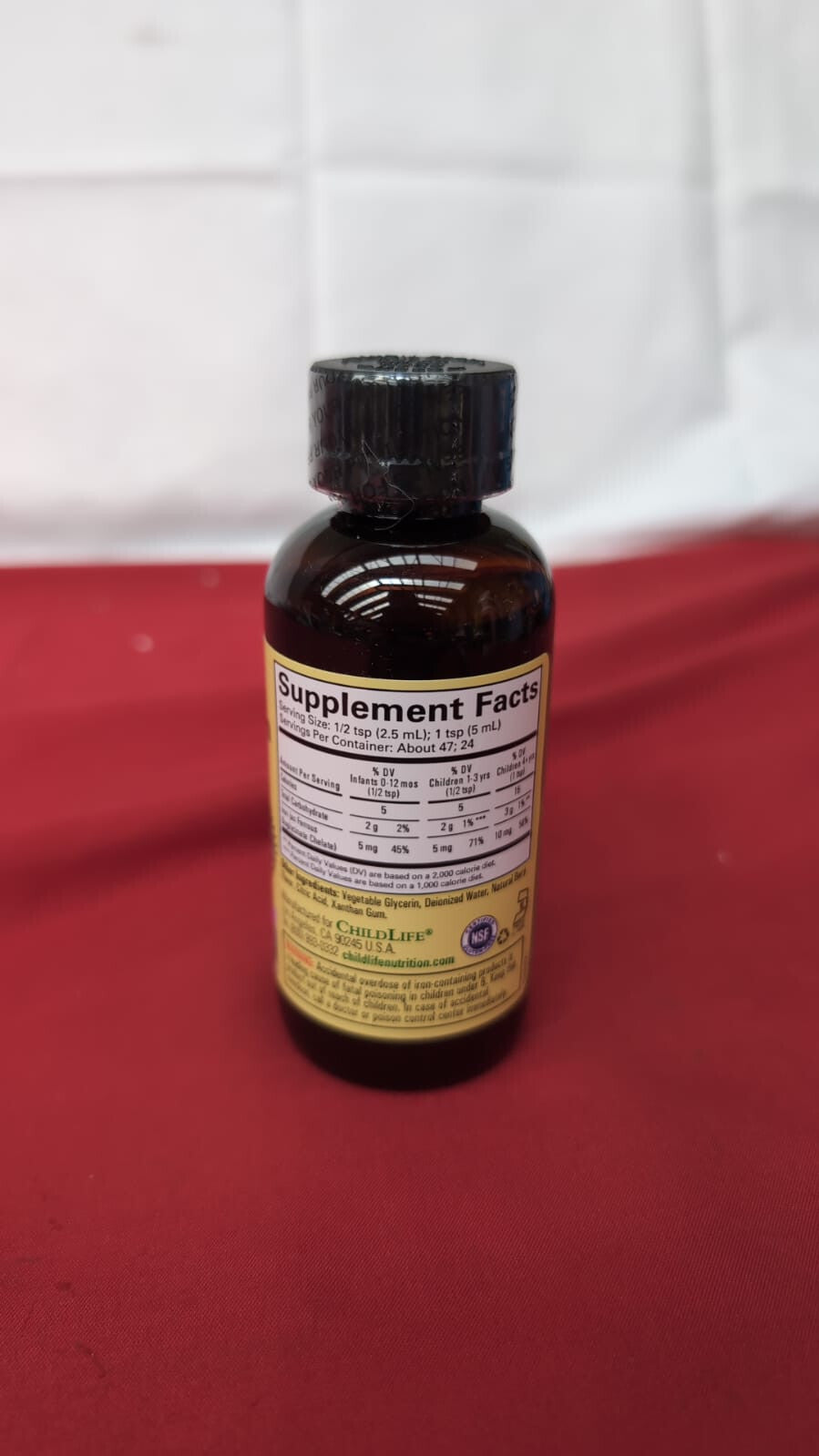 ChildLife Essentials, Liquid Iron, Vegan Iron Drops for Children, 118ml