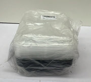 (10 Pack, 32oz) 2 Compartment Plastic Meal Prep Containers - Reusable