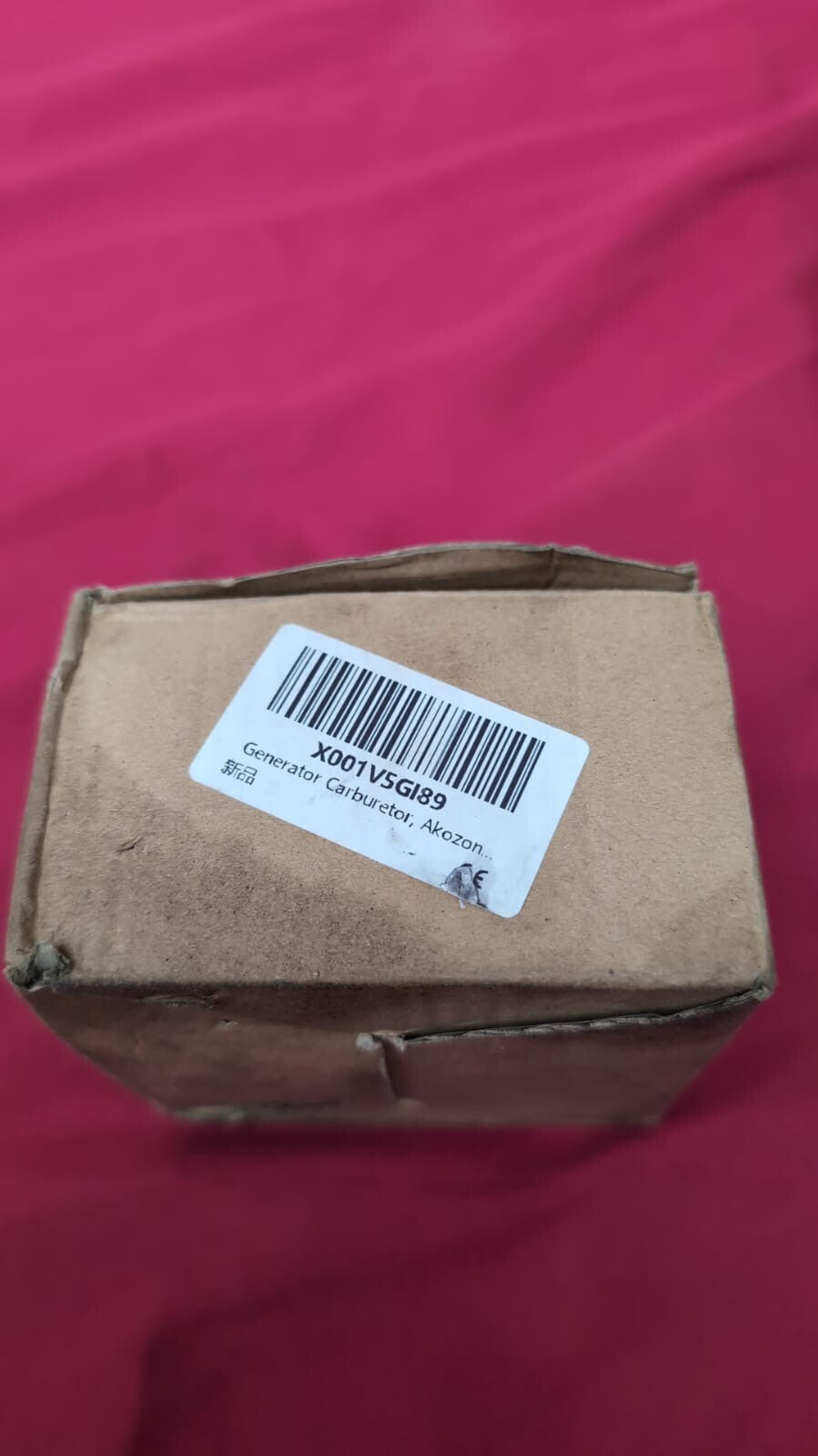 Generator Carburetor, 2KW - 3KW Insulator Fits GX160 GX200 168F (box damaged)