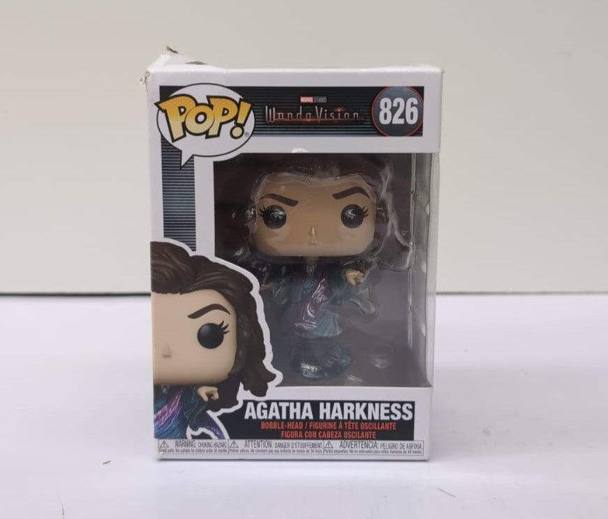 Funko POP! Marvel: WandaVision–Agatha Harkness Vinyl Figure( box damaged)