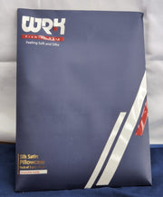 Silk Satin Pillowcases for Hair, 2Pack Grey (packaging damaged 50cm x 75cm)