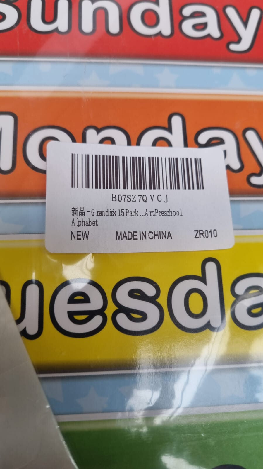 Grandisk 15 Pack Alphabet Poster Educational Poster Laminated Wall Chart