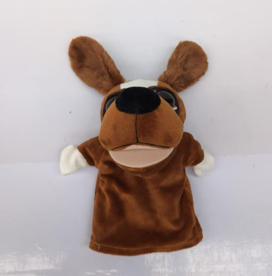 Dog Shark Hand Puppets for Kids,Soft Plush Hand Puppets Working Mouth for Role