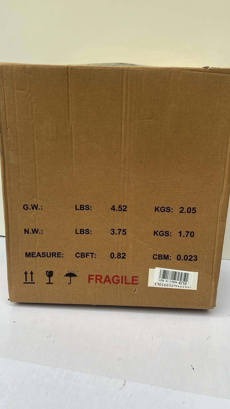 Signature S40009 12” 3 Speed Desk Fan with Oscillation, Adjustable Tilt, White