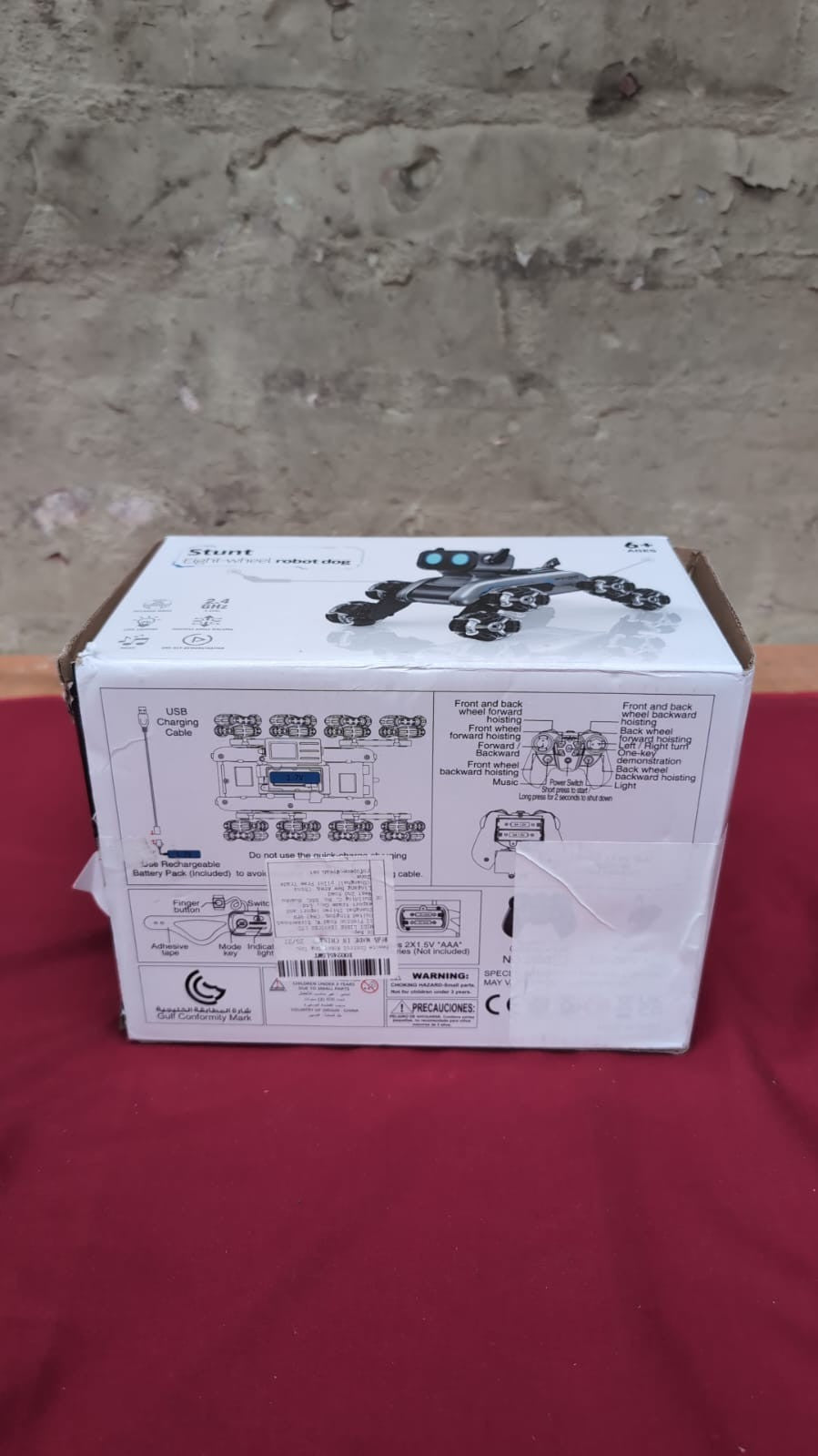Robot Dog RC Stunt Car Toys - Interactive Remote Control Car(BOX DAMAGED)