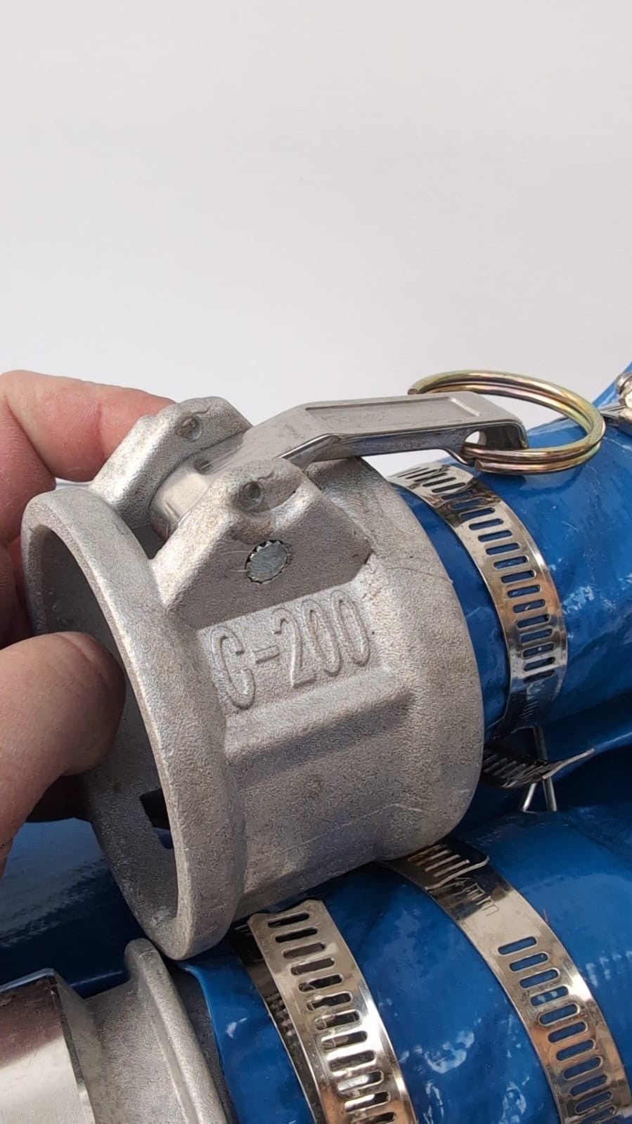 Backwash Hose Heavy-Duty PVC Flat Pool Discharge Hose w/ Camlock C & E(USED)