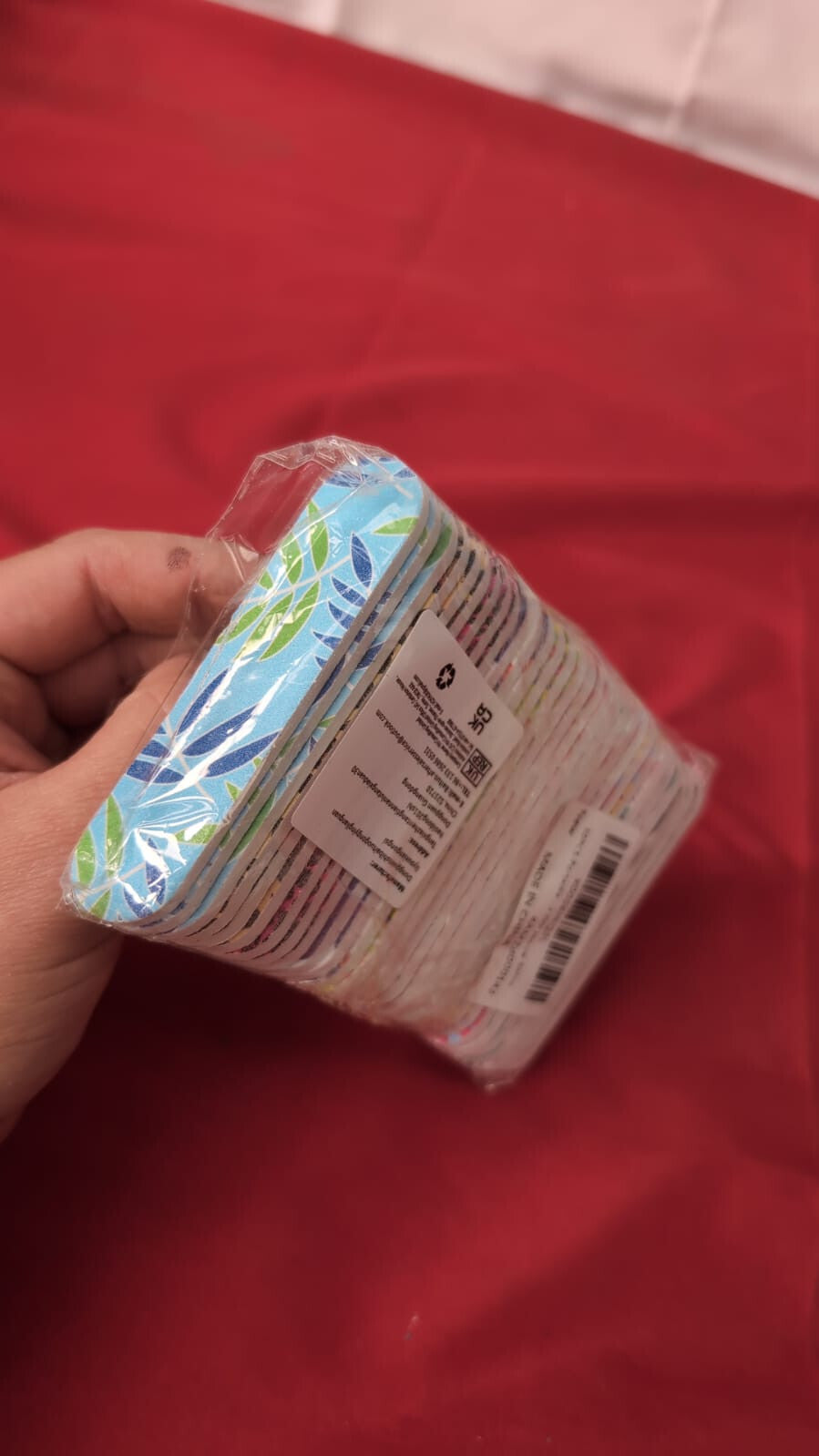 Cushioned Emery Boards, Nail Files For Shaping Artificial (30pack)