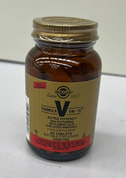 Solgar Formula VM-75 - Folic Acid 60 Tablets (Packaging Damaged)