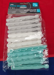 JVL Plastic Dolly Pegs, Pack of 24 (package damaged)