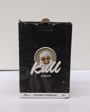 KULL Shisha Coal 1Kg – 25mm Cubes Coconut Charcoal 72 Pieces Cubes (BOX DAMAGED)