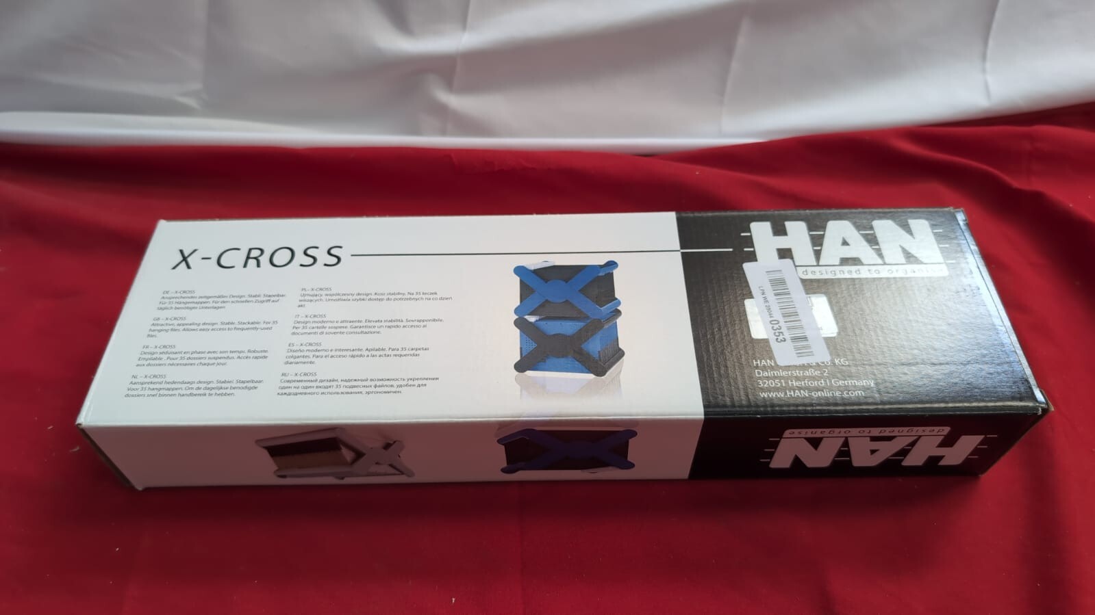 HAN 19071-11, X-CROSS Suspension file rack. Attractive, cutting-edge design