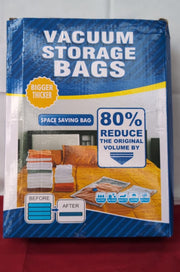 Vacuum Storage Bags (Large/Medium),Durable & Reusable Clothing Travel, Space