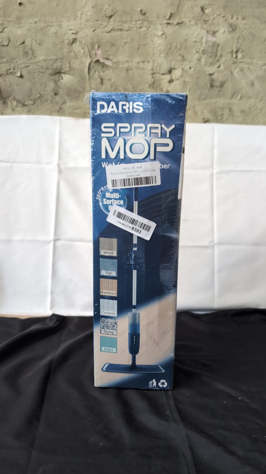 Spray Mop for Cleaning w/ Washable Pads Wet Dry Microfiber w/Refillable Bottle