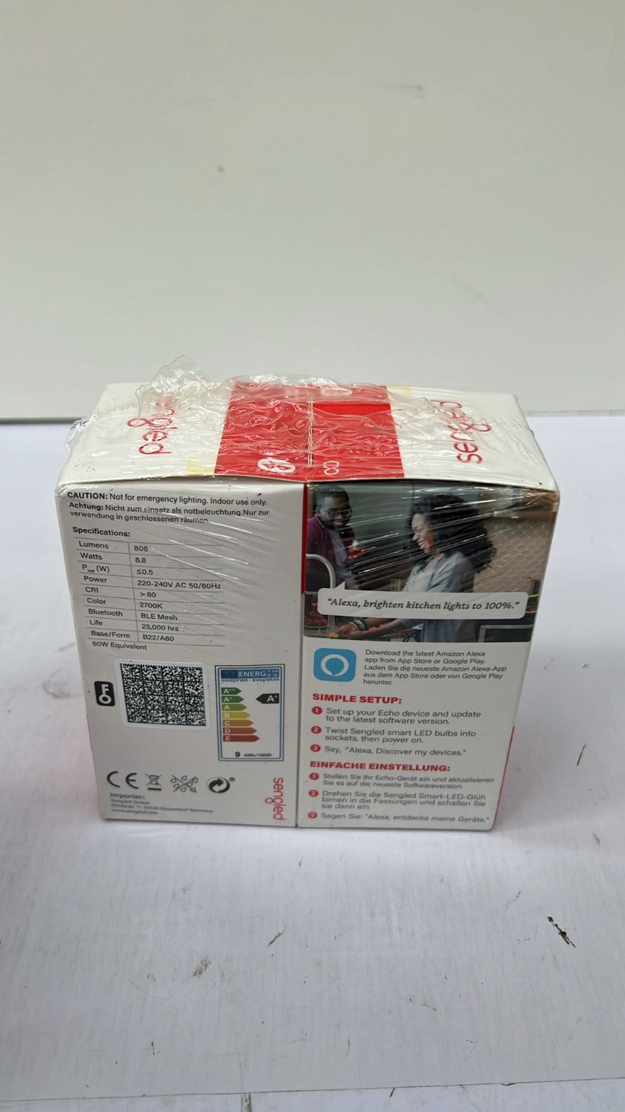 Sengled Smart Bulbs Alexa Light Bulbs Bayonet, WiFi with Alexa 2 Pack