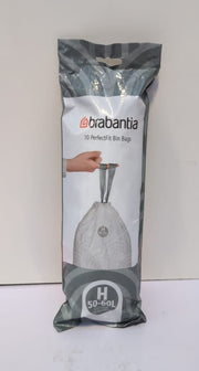 Brabantia Bin Liners, Size H, 50-60 L - 10 bags