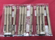 Sakura Pigma Micron Black Pen 0.35mm Line Width 3pcs (3pack)