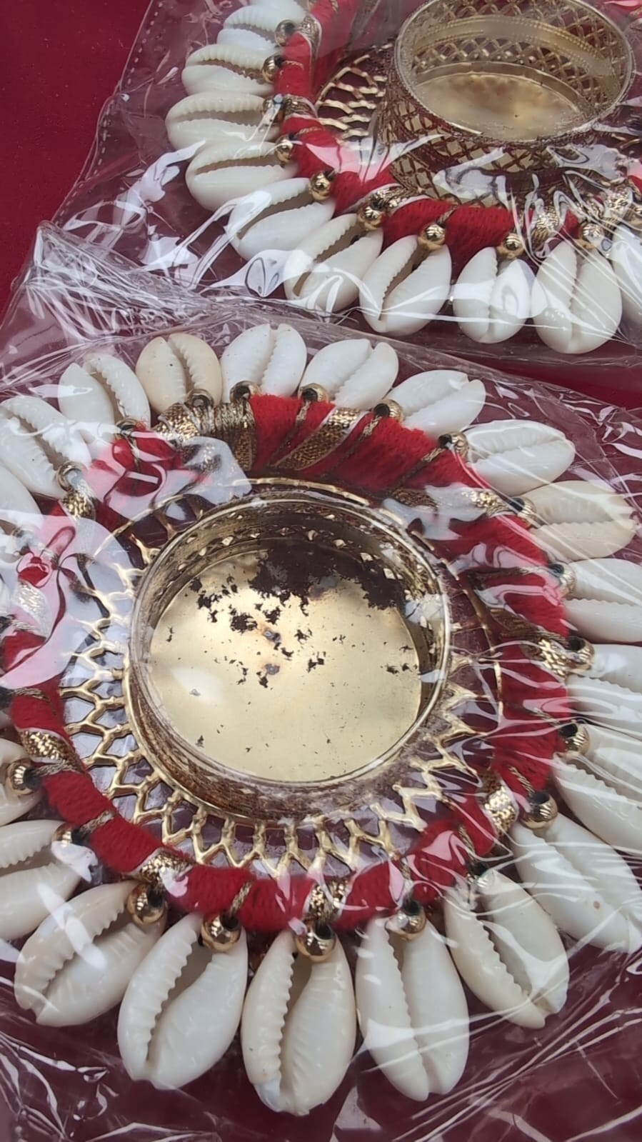 TIED RIBBONS 4pcs Handmade Tealight Candle Holder (Warehouse Damaged on 1 Piece)