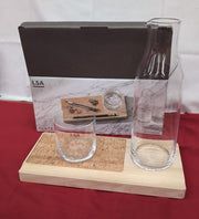 LSA International Plateau Carafe Set L28cm Mouthblown &Handmade Glass (USED)