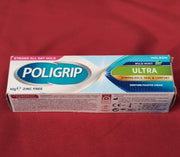 Poligrip Strong Hold seal & Comfort Teeth and Partials Fixative, Ultra, 40 g