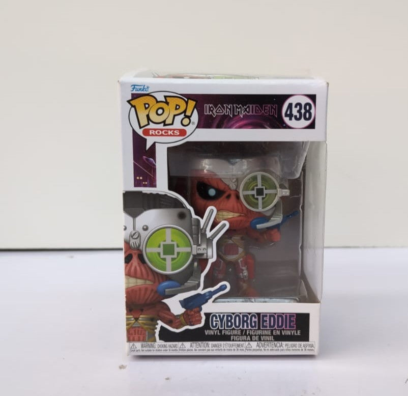 Funko Pop! Rocks: Iron Maiden -Cyborg Vinyl Figure(box slightly damaged)