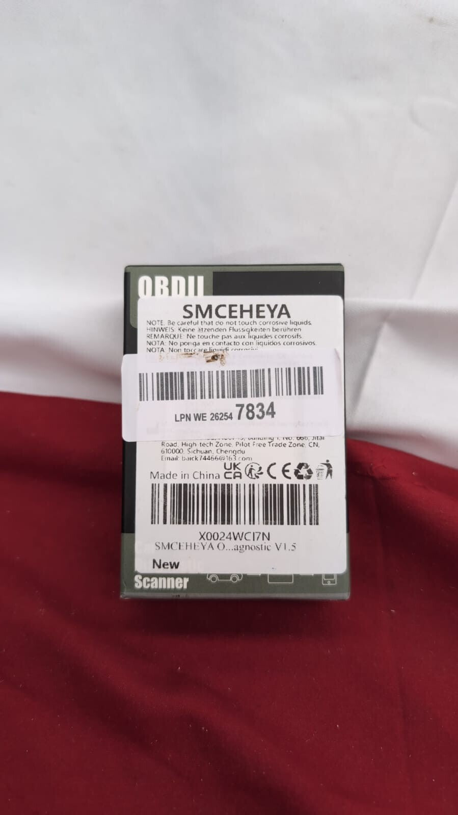 7260 CHEERLINK OBD 2 E-327 Bluetooth CAN BUS Interface  ELM327 Software