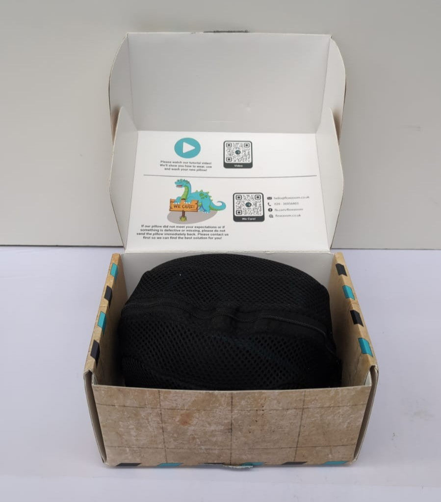 FLOWZOOM Dream Travel Neck Pillow for Airplane & Car (Box Slightly Damaged)