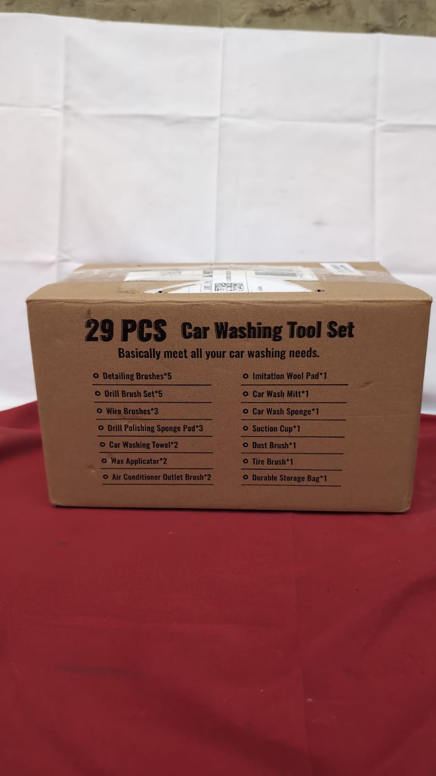 Bemece 29 Piece car detailing kit, car cleaning kit for Wheels Interior Exterion