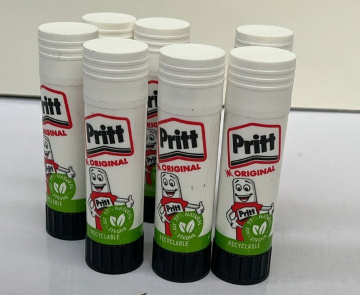 Pritt Glue Stick, Safe & Child-Friendly Craft Glue for Arts & Crafts (7 Pack)