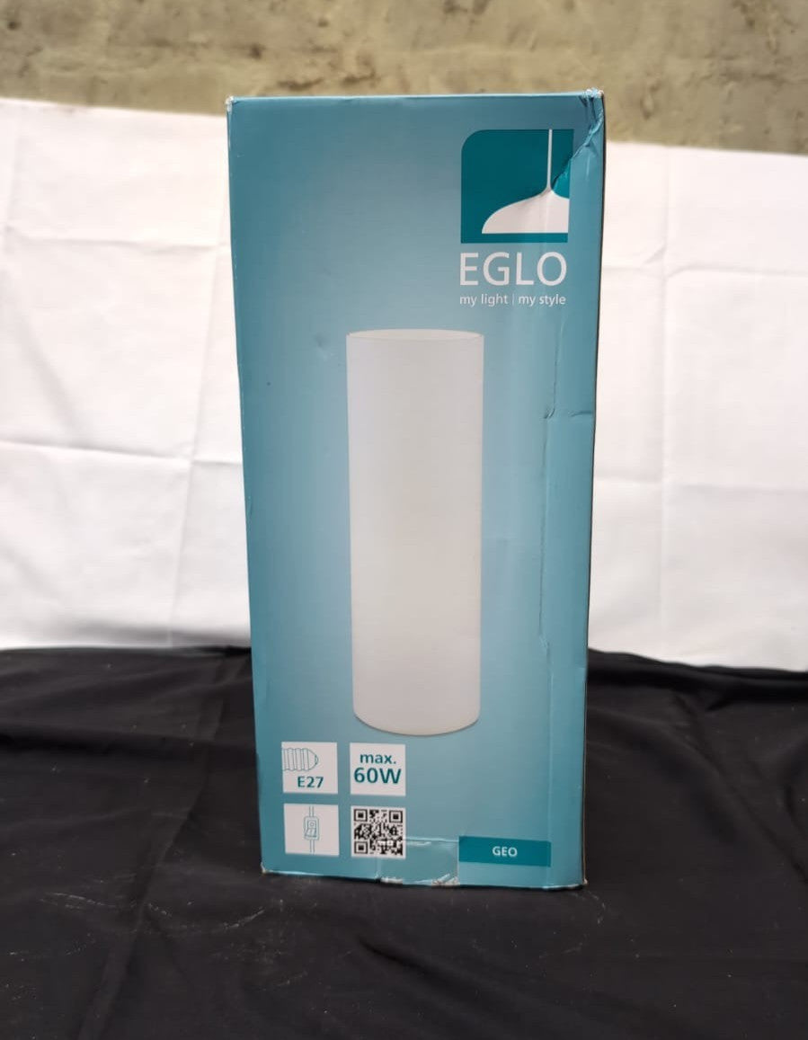 EGLO GEO 1-bulb table lamp, white lamp w/Opal Matt glass, E27 (BOXDAMAGED)