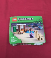 LEGO Minecraft Steve's Desert Expedition House Toy with 3 Figures(box damaged)