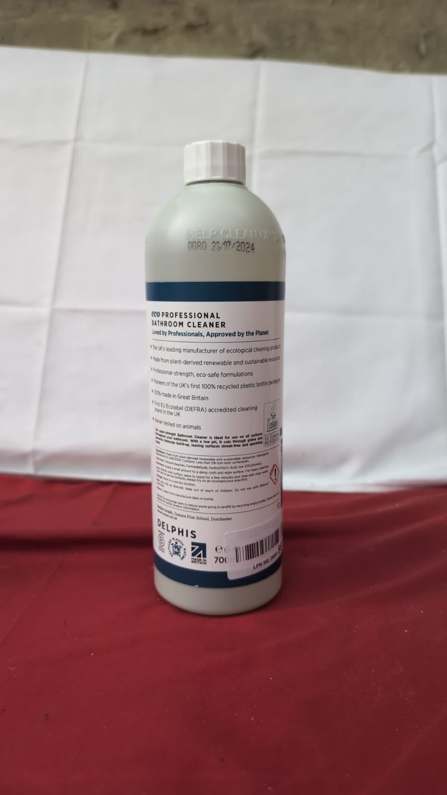 Delphis Eco Bathroom Cleaner - Plant-based, Vegan Spray, 700ML