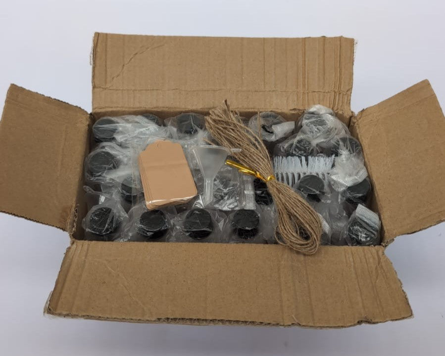 Pack of 25 Small Liquor Bottles for Filling, 50 ml Mini Bottles