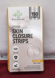 Posi Pulse 6mm x 75mm Sterile Skin Wound Closure Suture for Lacerations 50pcs
