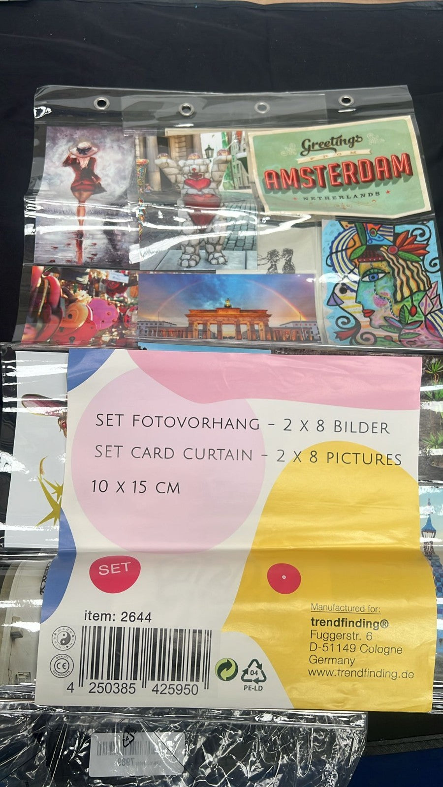 photo curtain 10x15cm portrait and landscape for photos transparent